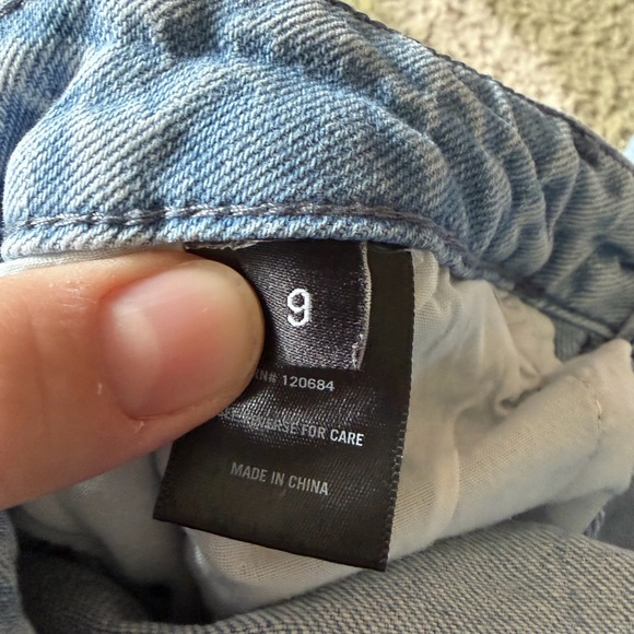 Hot Topic Wide Leg Lace Up Jeans Size 9 Blue Heart Pockets Nu Mall Goth E-Girl - Picture 11 of 11